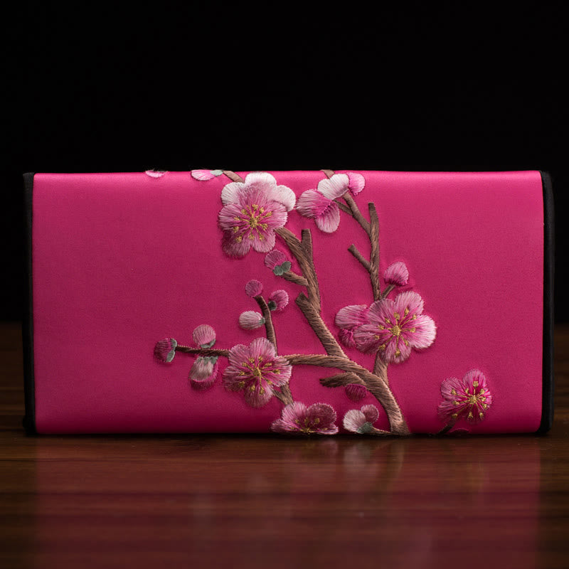 Plum Blossom Su Embroidery Spiritual Handbag 20cm x 10cm
