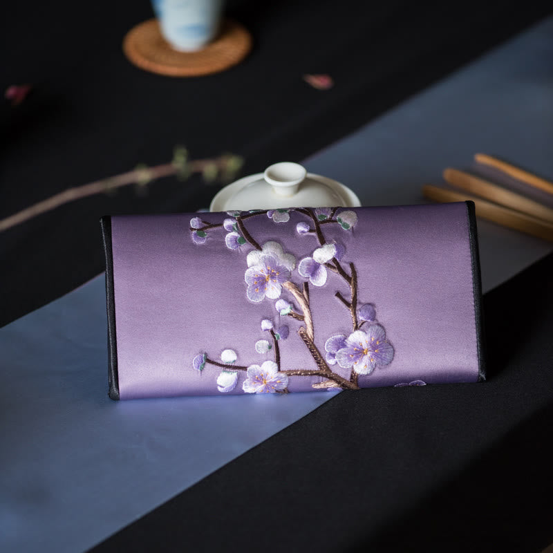 Plum Blossom Su Embroidery Spiritual Handbag 20cm x 10cm