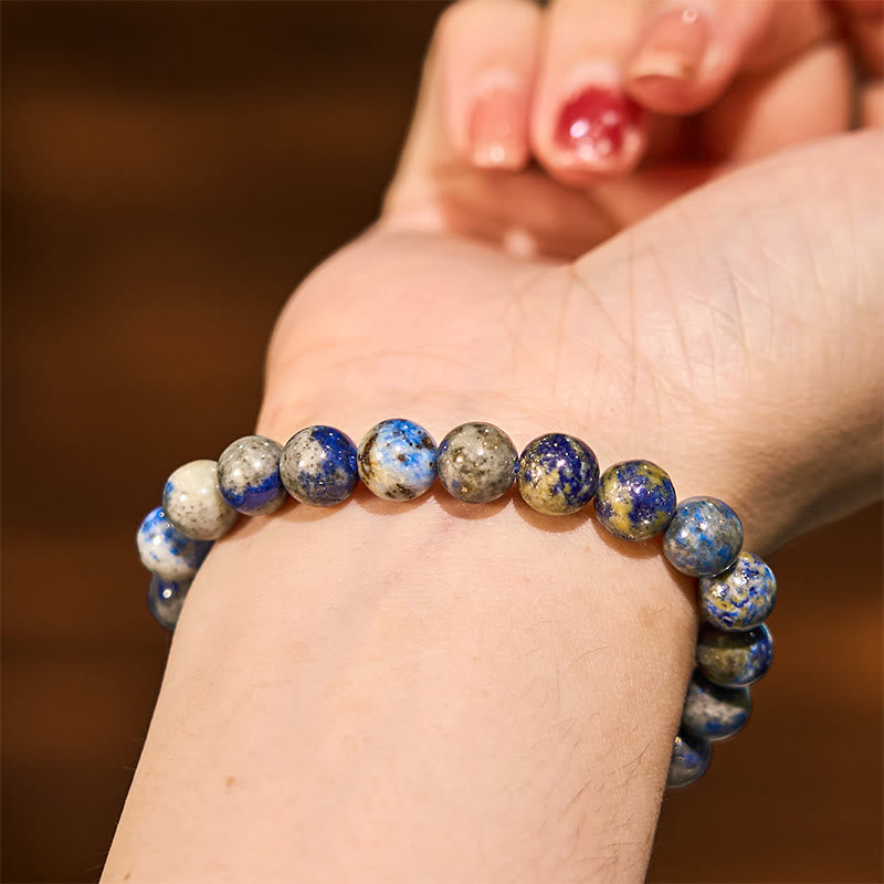8mm Lazurite Self-Care Bracelet for Clarity