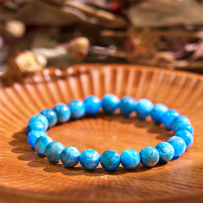 Bracelet de motivation en apatite pour la croissance spirituelle