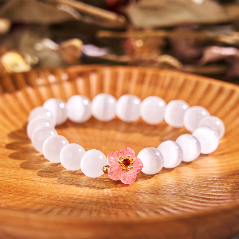 Cat's Eye Chrysoberyl Love Bracelet | Unique Healing Jewelry