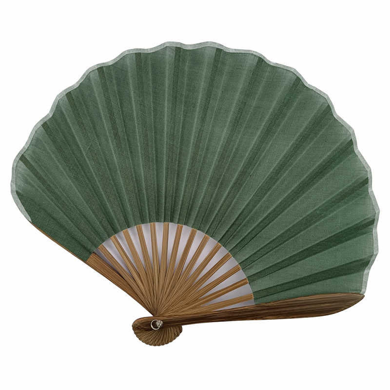22cm Bamboo Folding Fan | Solid Color Handheld Fan