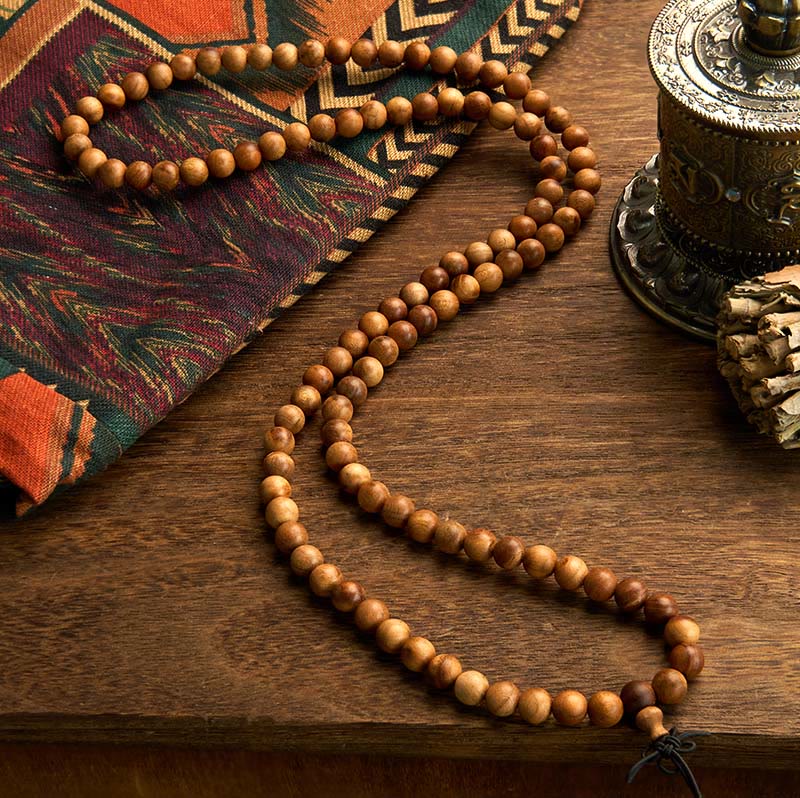 108 Beads Lightning Strike Peach Wood Protection Bracelet
