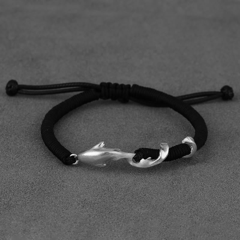 Mens Sterling Silver Protection Bracelet