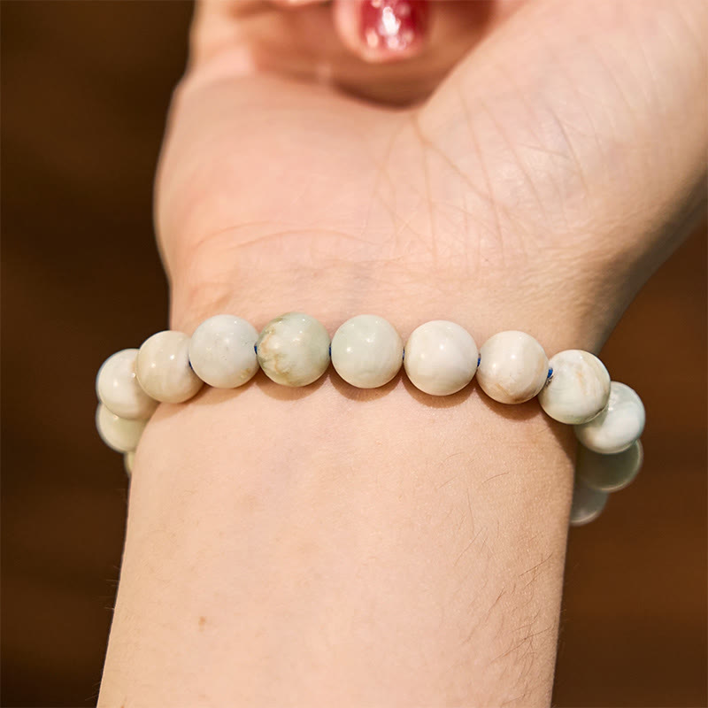 Grounding Obsidian Bracelet Neutral Tone for Balance & Protection