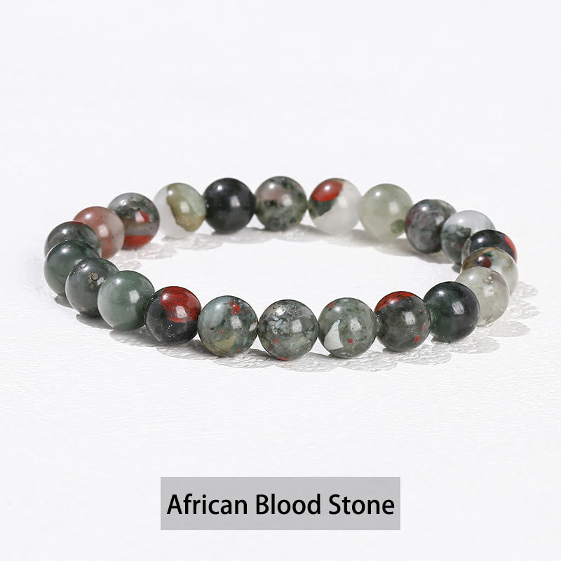 Various Crystal Healing Bracelet with Amethyst, Aventurine & Rose Quartz