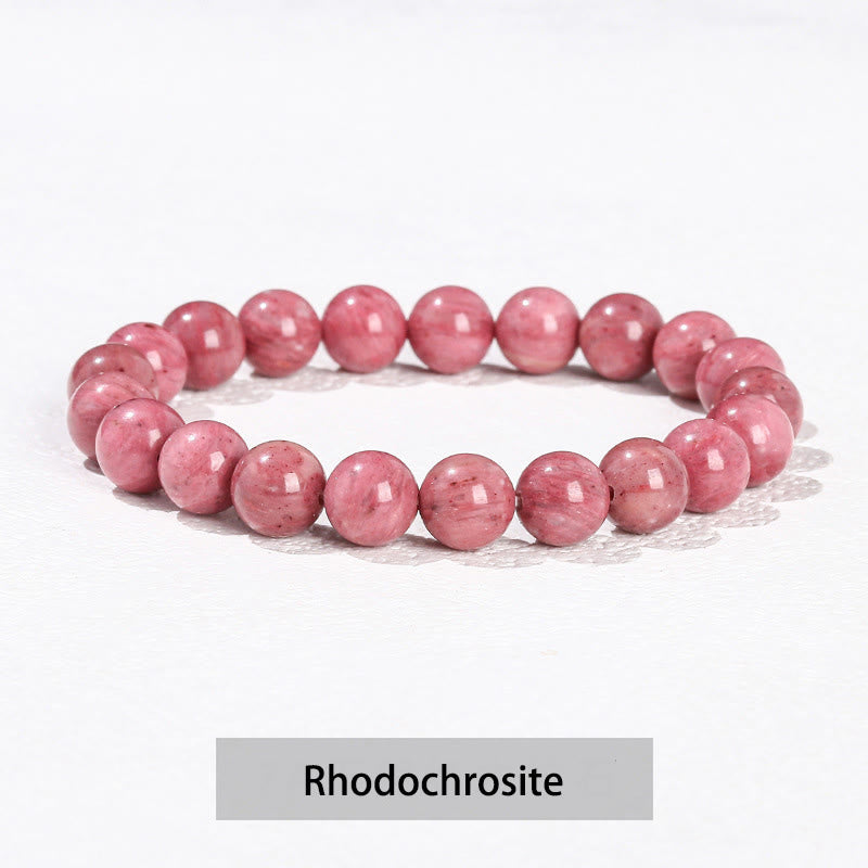Various Crystal Healing Bracelet with Amethyst, Aventurine & Rose Quartz