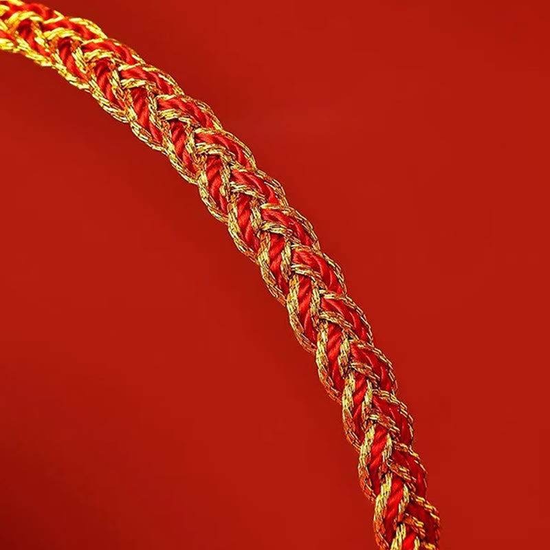 Adjustable Red String Yellow String Luck Bracelet 14-22cm