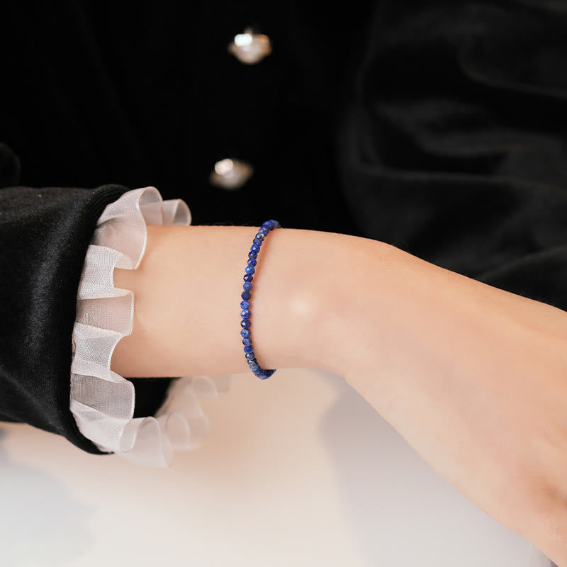 3mm Lazurite Ultra-Thin Balance Bracelet for Meditation