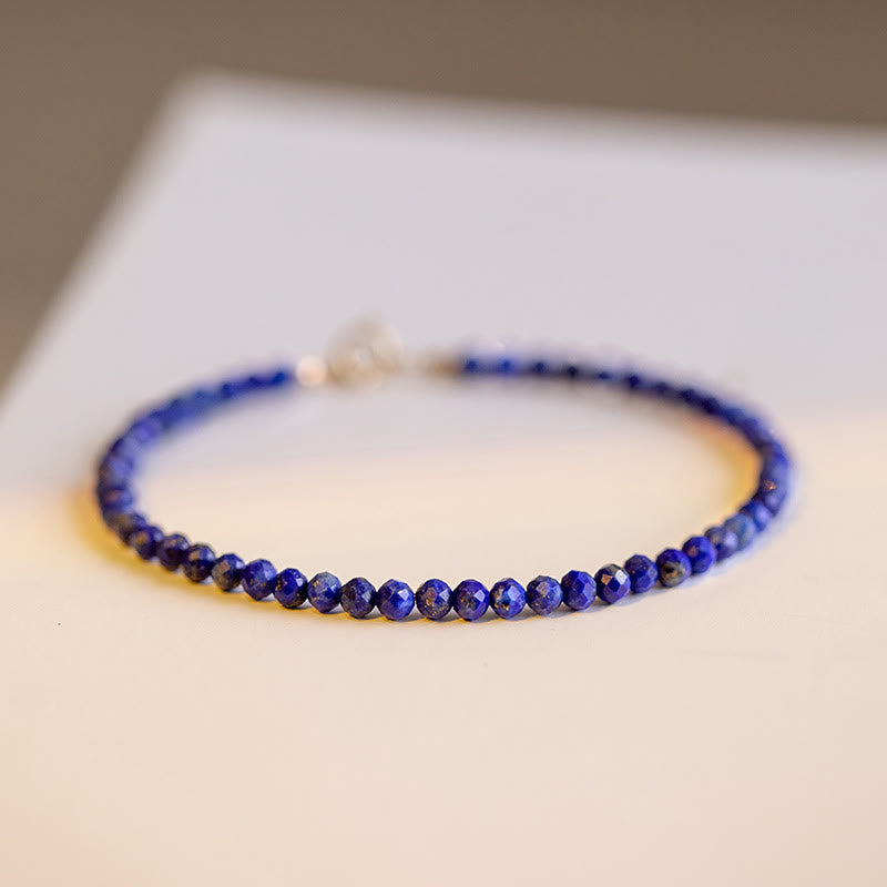 3mm Lazurite Ultra-Thin Balance Bracelet for Meditation