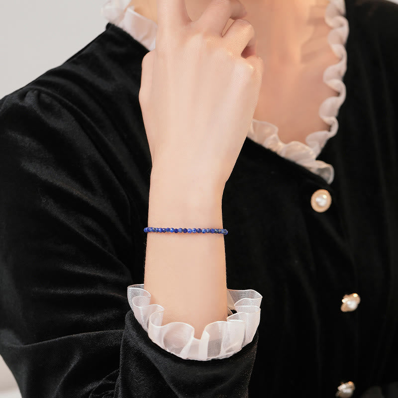 3mm Lazurite Ultra-Thin Balance Bracelet for Meditation