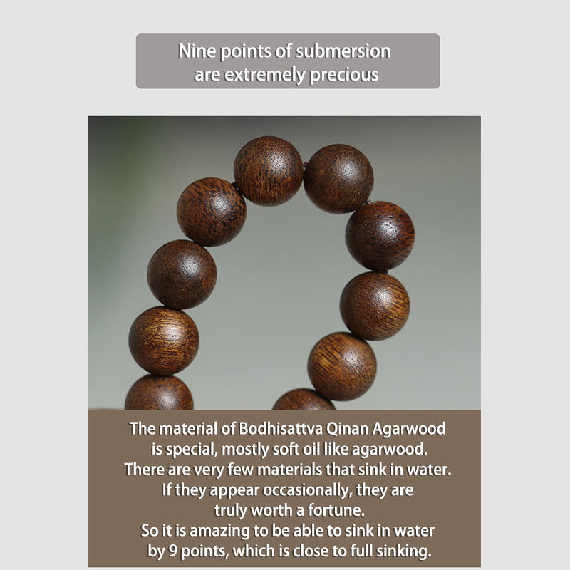 9 Points Sinking Agarwood Bracelet | Healing Sounds
