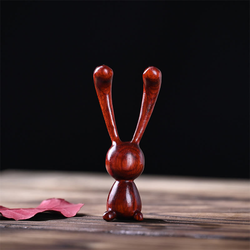 10cm Rosewood Zen Decor Warmth Wood Decoration