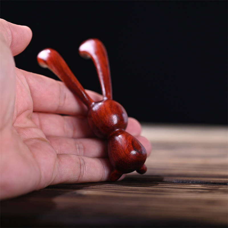 10cm Rosewood Zen Decor Warmth Wood Decoration