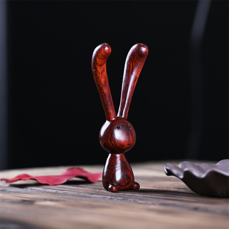 10cm Rosewood Zen Decor Warmth Wood Decoration