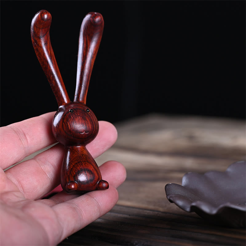 10cm Rosewood Zen Decor Warmth Wood Decoration