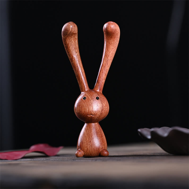 10cm Rosewood Zen Decor Warmth Wood Decoration