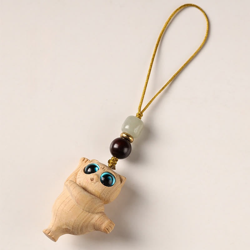 Green Sandalwood & Thuja Key Chain | Positive Energy Charm