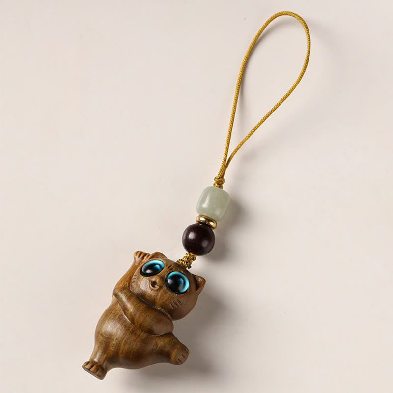 Green Sandalwood & Thuja Key Chain | Positive Energy Charm