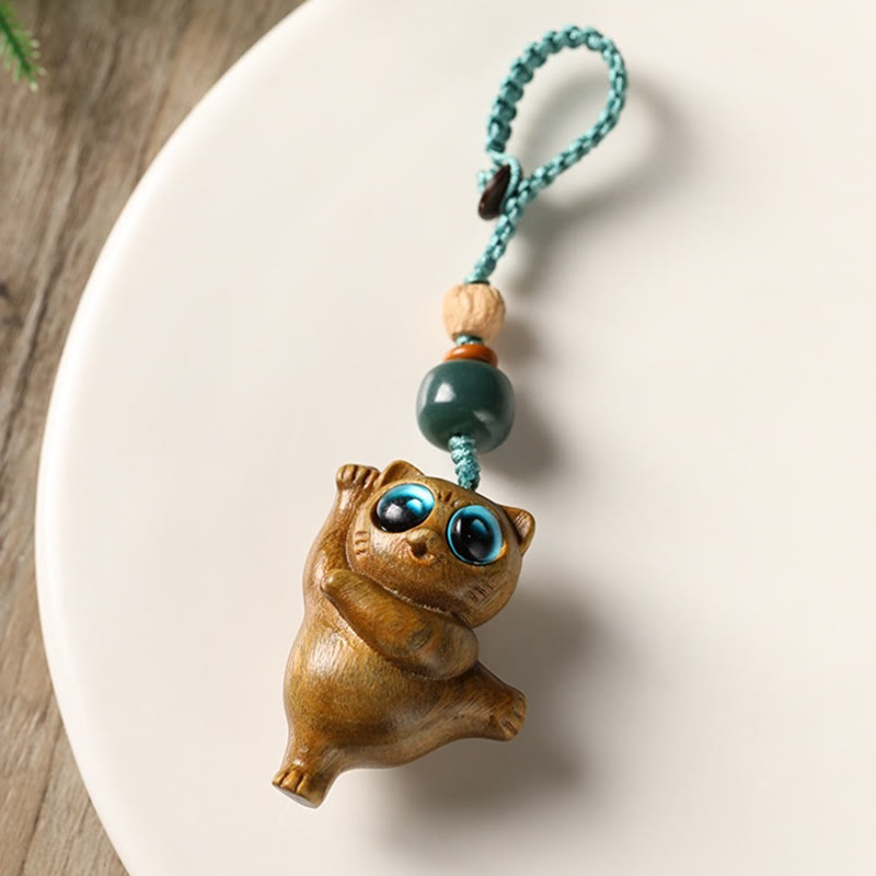 Green Sandalwood & Thuja Key Chain | Positive Energy Charm