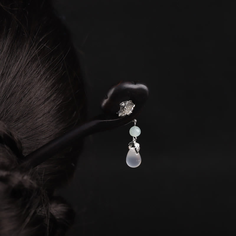 Ebony Courage Hairpin | Traditional Chinese Hairpin 17cm