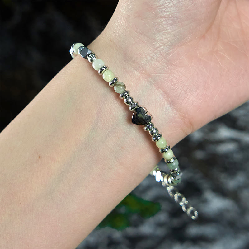 8mm Amethyst Healing Energy Bracelet for Balance