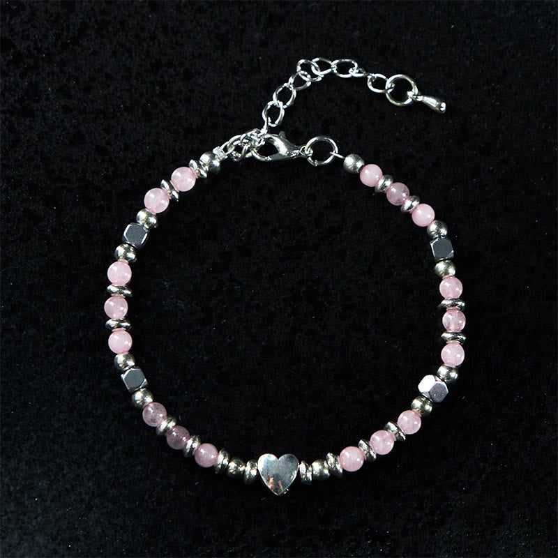 8mm Amethyst Healing Energy Bracelet for Balance