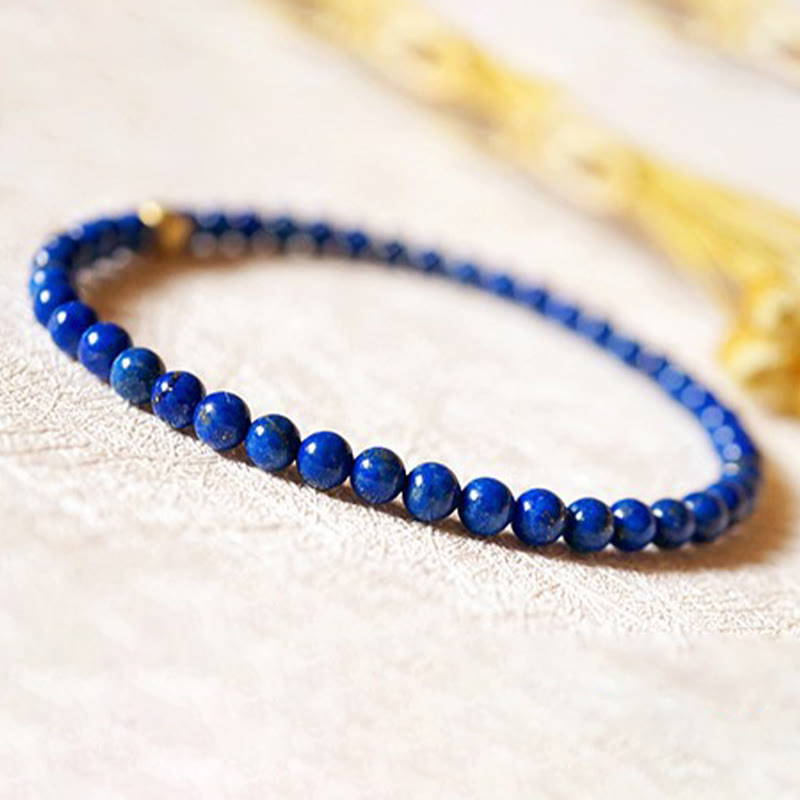 4mm Lazurite Self Care Healing Bracelet