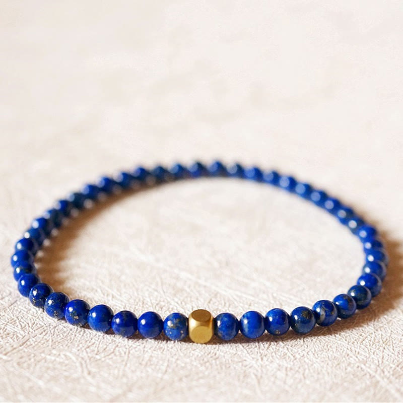 4mm Lazurite Self Care Healing Bracelet
