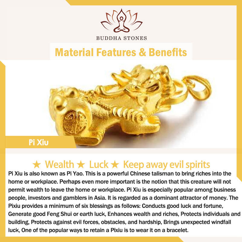 10mm Topaz Pixiu Color Change Wealth Bracelet