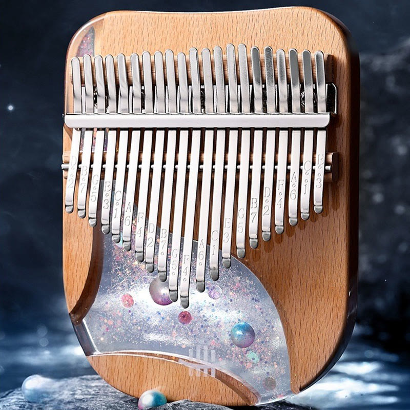 17 Key Beech Wood Kalimba Thumb Piano