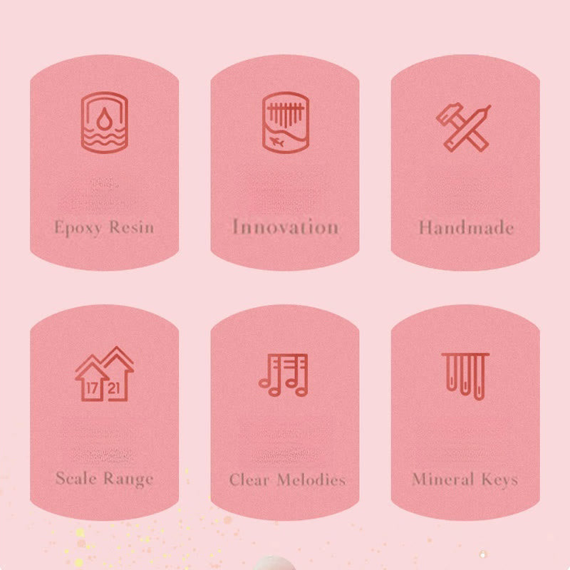 Piano à pouce Kalimba en bois de hêtre à 17 touches pour la méditation