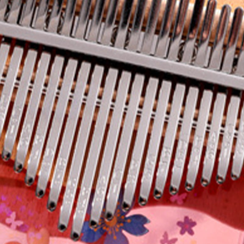Piano à pouce Kalimba en bois de hêtre à 17 touches pour la méditation