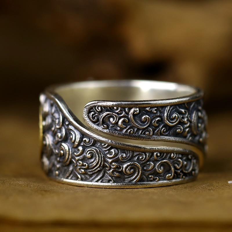925 Sterling Silver Pixiu Wealth Ring
