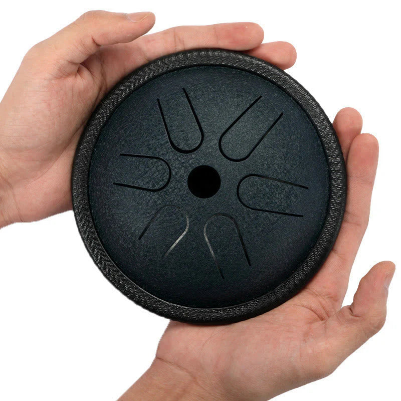 Mini tambour à langue en acier à disque en cuivre, 5,5" 6 notes clé C 