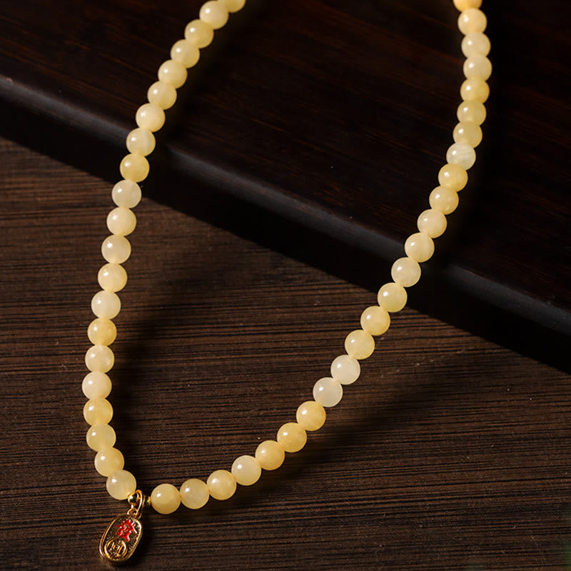 6mm Topaz Jade Cube Double Circle Wealth Bracelet