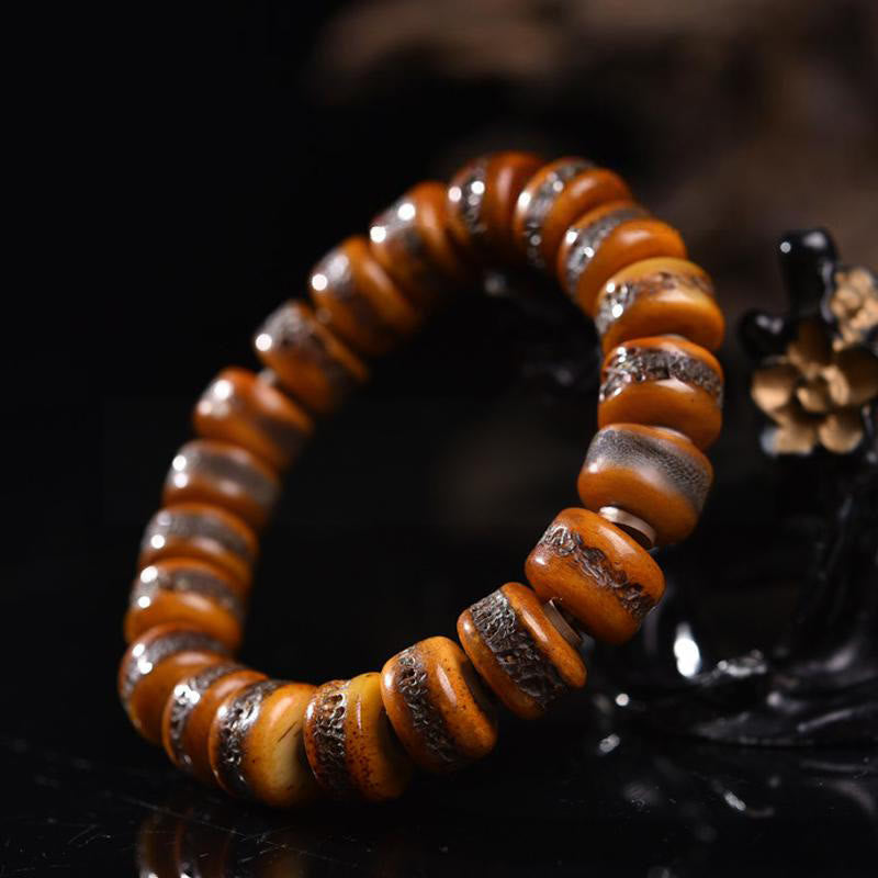 Yak Camel Bone Balance Bracelet | Spiritual Protection
