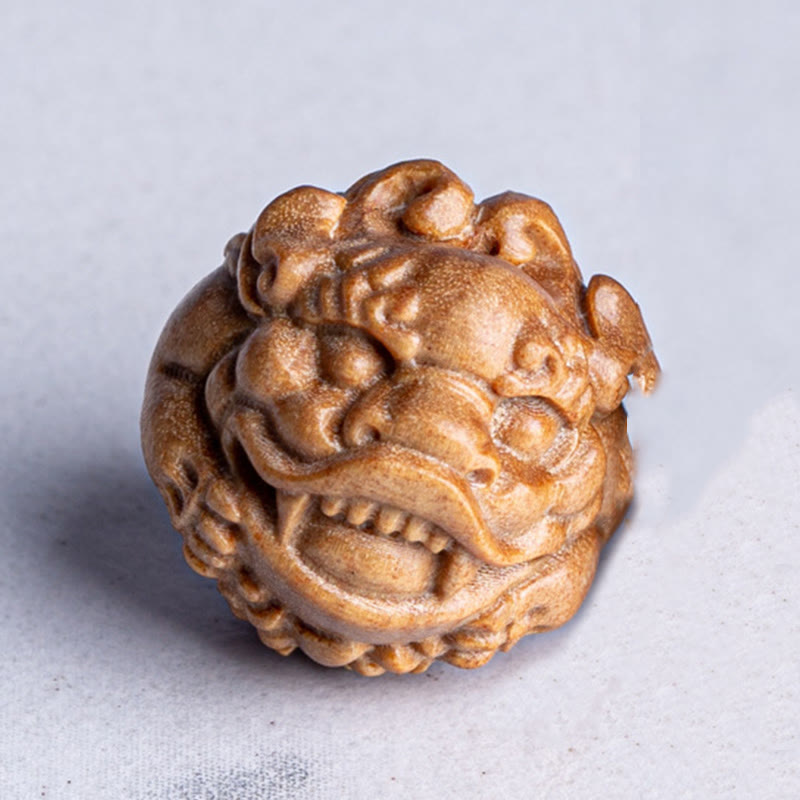Mini PiXiu Sandalwood Spiritual Statue 1.5-1.8cm