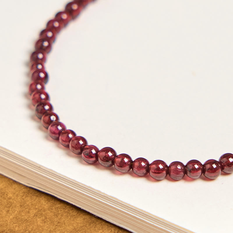 3mm Garnet Pixiu Purification Multilayer Bracelet
