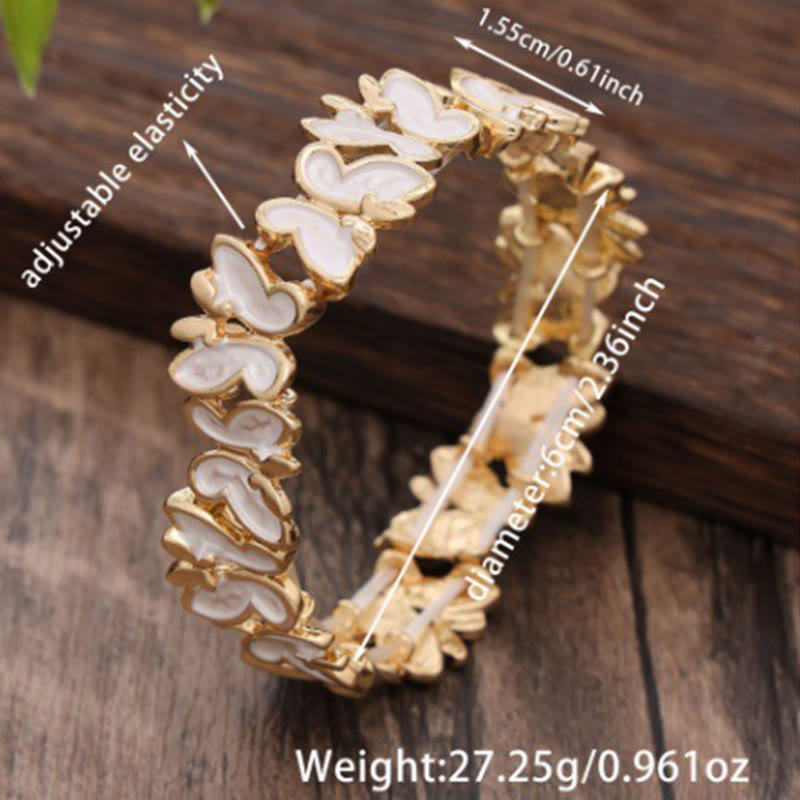 Colorful Butterfly Alloy Spiritual Bracelet for Freedom