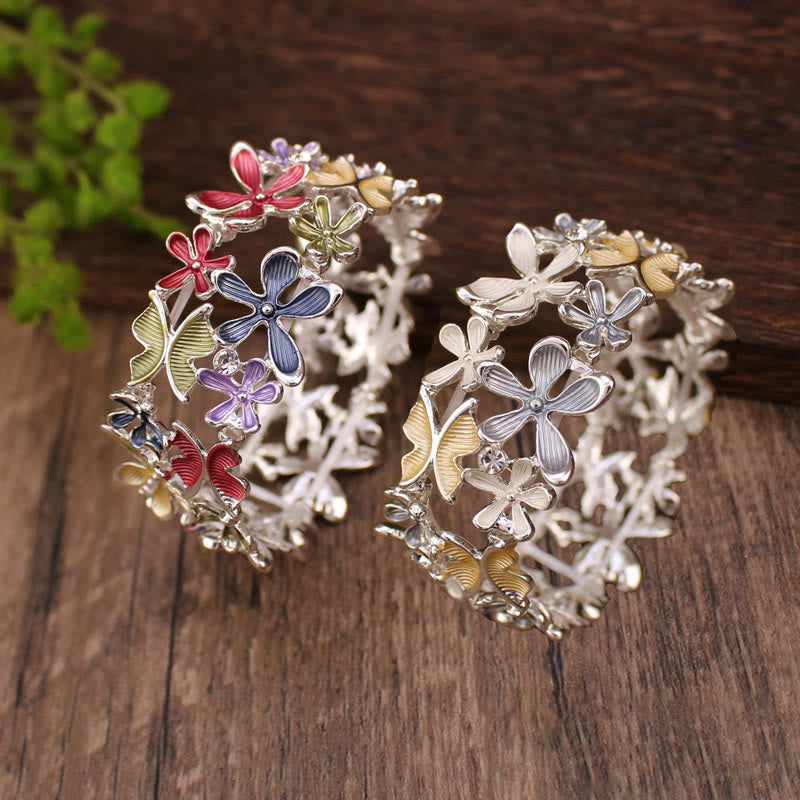 Colorful Butterfly Alloy Spiritual Bracelet for Love & Freedom