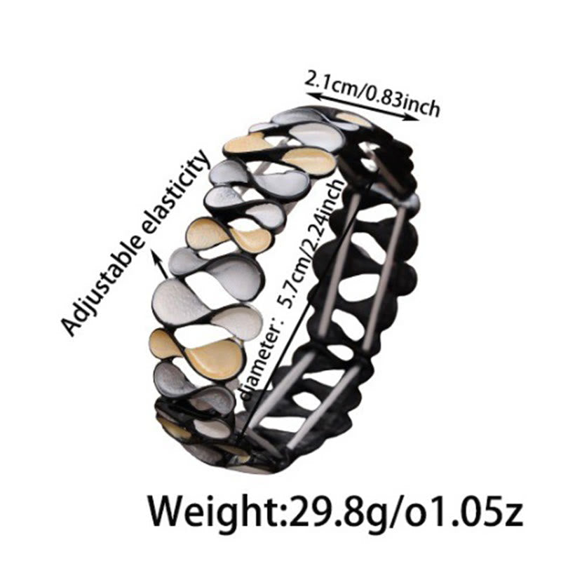 Colorful 8-Shaped Copper Alloy Spiritual Healing Bracelet