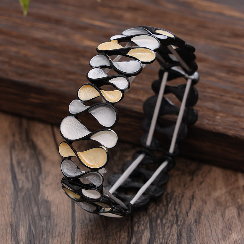 Colorful 8-Shaped Copper Alloy Spiritual Healing Bracelet