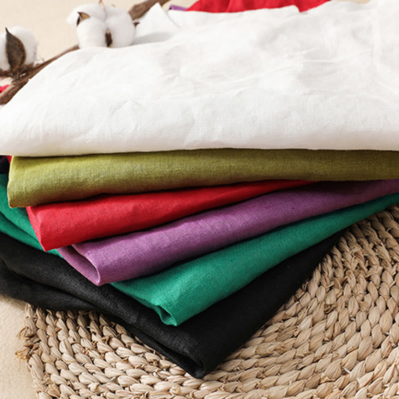 Casual Women's Cotton Linen Sleeveless Vest | Yoga Top