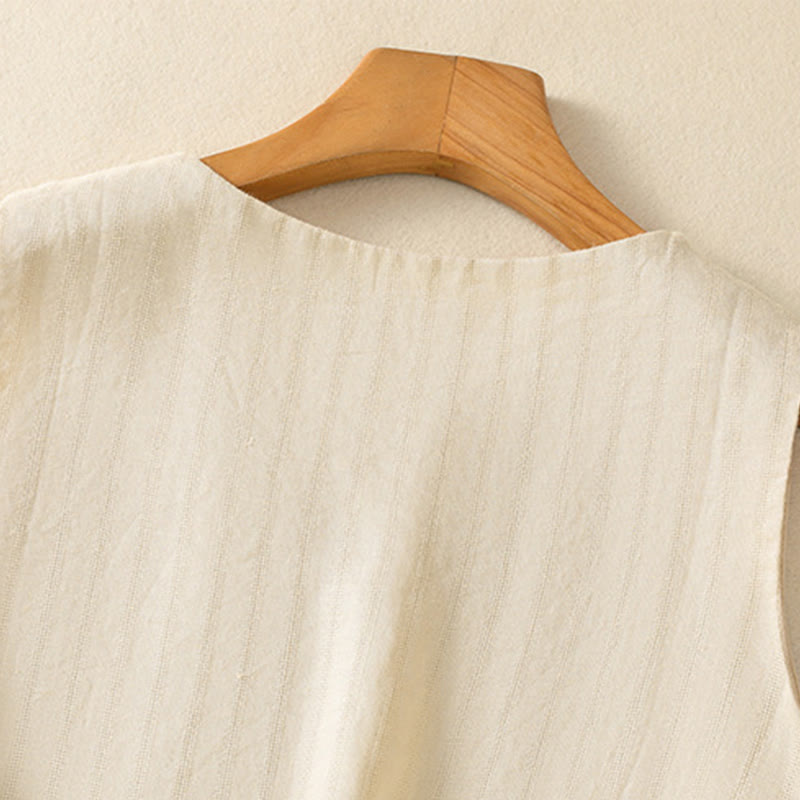Women’s Cotton V-Neck Yoga Vest | Breathable Design