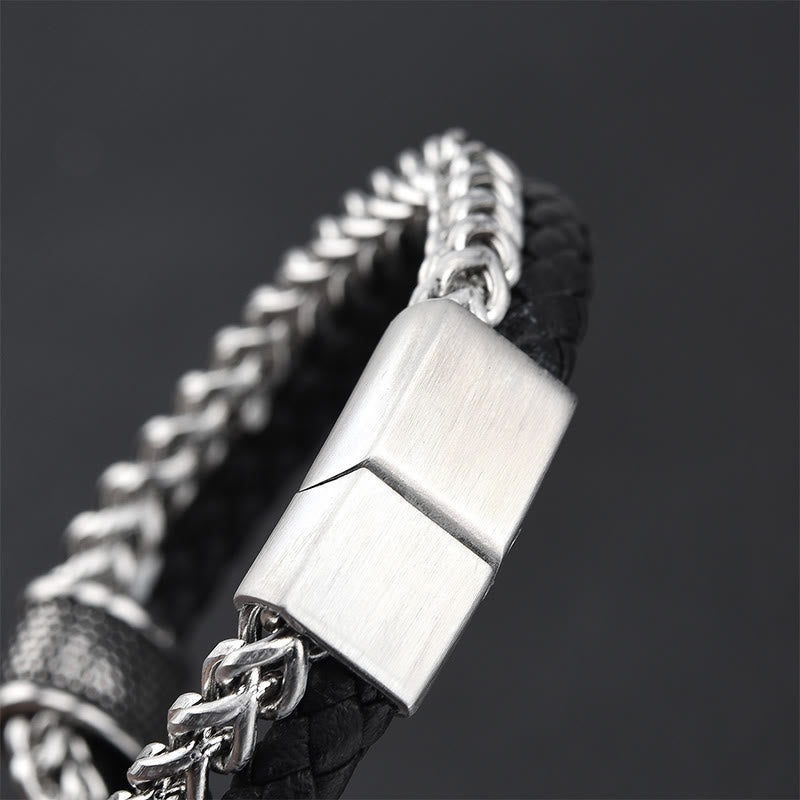 Titanium Steel Magnetic Buckle Balance Bracelet