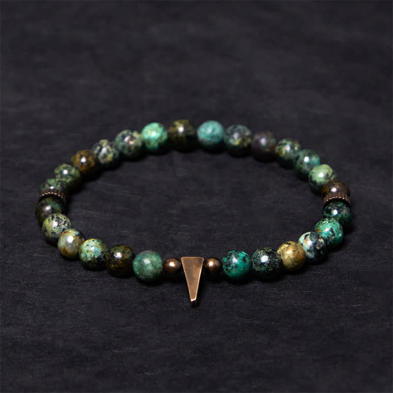 Turquoise Copper Balance Bracelet | 0.6cm Beads | Healing Energy