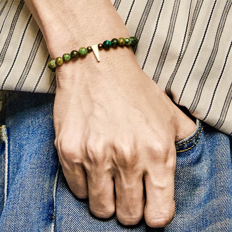 Turquoise Copper Balance Bracelet | 0.6cm Beads | Healing Energy