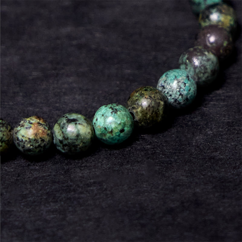 Turquoise Copper Balance Bracelet | 0.6cm Beads | Healing Energy
