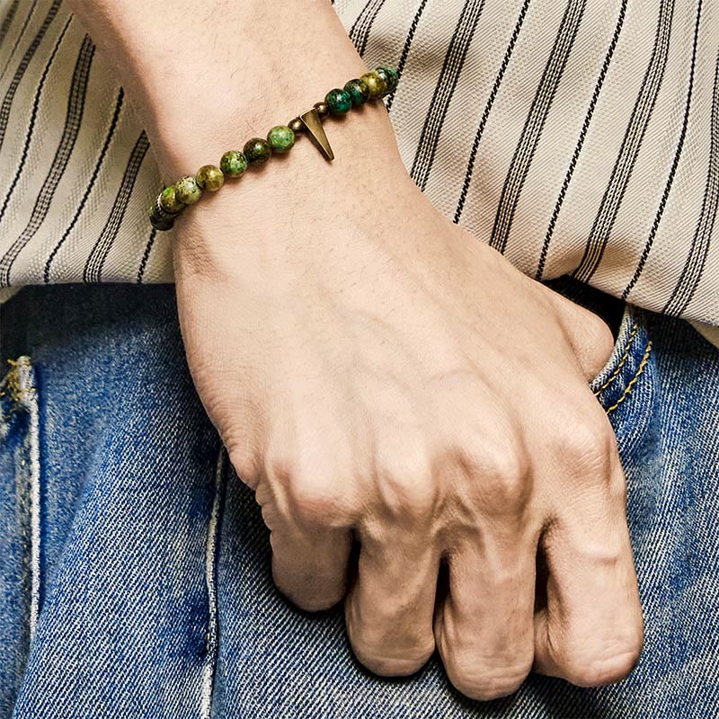 Turquoise Copper Balance Bracelet | 0.6cm Beads | Healing Energy